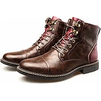 Amazon | [BWGHBH] バイクブーツ メンズ ショートブーツ 紐